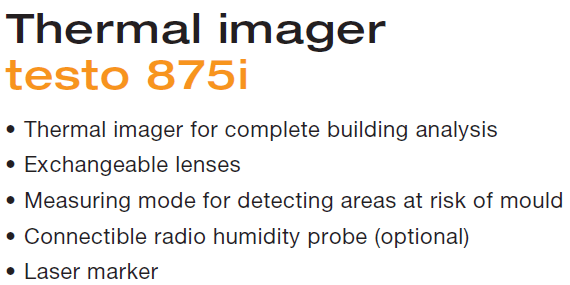 فروش ویژه دوربین تصویربرداری حرارتی تستو مدل TESTO 875-1i 